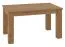 Esstisch ausziehbar Tempe 15, Farbe: Nussfarben, Fronteinsatz: Nussfarben - Abmessungen: 101-181 x 89 cm (B x T)