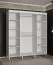 Stylischer Kleiderschrank mit genügend Stauraum Jotunheimen 283, Farbe: Weiß - Abmessungen: 208 x 180,5 x 62 cm (H x B x T)