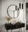 Spiegel im modernen Design Bernina 03, Farbe: Schwarz matt - Abmessungen: 70 x 70 cm (H x B)