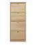 Schuhschrank Kiefer Holz massiv, Farbe: Natur 150x58x30 cm Abbildung