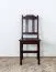 Stuhl Kiefer massiv Vollholz Walnussfarben Rustikal Junco 248 - Abmessungen: 91 x 35 x 44 cm (H x B x T)