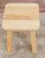 Echtholz Hocker