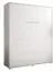 Schrankbett Namsan 04 vertikal, Farbe: Weiß matt - Liegefläche: 160 x 200 cm (B x L)