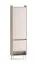 Garderobenschrank | zwei Türen | Maße: 54 x 34 x 198 cm | Soft-Close-Funktion | Eiche Cremona / Kaschmir | ausziehbare Kleiderstange | 3 Fächer | ABS-Kanten
