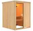 Sauna Sofia 03, 68 mm Wandstärke - 151 x 151 x 198 cm (B x T x H)
