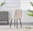Stuhl Maridi 278, Farbe: Beige - Abmessungen: 88 x 44 x 46 cm (H x B x T)