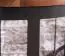 Runder Beistelltisch 2-teilig aus Sheesham Massivholz, Farbe: Sheesham / Schwarz - Abmessungen: 40 x 48 x 48 cm (H x B x T), mit erhötem Rand