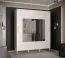 Stylischer Kleiderschrank mit genügend Stauraum Jotunheimen 283, Farbe: Weiß - Abmessungen: 208 x 180,5 x 62 cm (H x B x T)