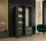 Kleiderschrank mit modernen Design und genügend Stauraum Similaun 12, Farbe: Grün - Abmessungen: 202 x 103 x 40 cm (H x B x T), mit fünf Fächern und zwei Schubladen