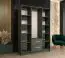 Kleiderschrank mit modernen Design und genügend Stauraum Similaun 24, Farbe: Grün - Abmessungen: 202 x 153 x 40 cm (H x B x T), mit 10 Fächern und zwei Schubladen