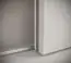 Schiebetürenschrank mit Marmor Optik Jotunheimen 33, Farbe: Weiß - Abmessungen: 208 x 200,5 x 62 cm (H x B x T), mit 10 Fächern