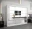 Schiebetürenschrank / Kleiderschrank Aizkorri 06B mit Spiegel, Farbe: Weiß matt - Abmessungen: 200 x 250 x 62 cm (H x B x T)