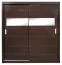 160 cm breiter Kleiderschrank mit 6 Fächern und 2 Türen | Farbe: Wenge-Optik Abbildung