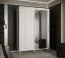 Eleganter Kleiderschrank Jotunheimen 149, Farbe: Weiß - Abmessungen: 208 x 150,5 x 62 cm (H x B x T)