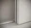 Schlichter Kleiderschrank mit fünf Fächer Jotunheimen 133, Farbe: Weiß - Abmessungen: 208 x 100,5 x 62 cm (H x B x T)