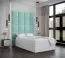 Wandpaneel mit modernen Design Farbe: Hellblau - Abmessungen: 42 x 42 x 4 cm (H x B x T)