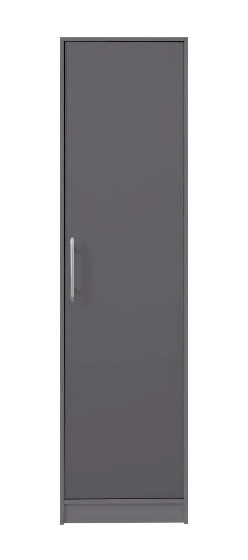 Schrank Hannut 42, Farbe: Anthrazit - Abmessungen: 190 x 50 x 56 cm (H x B x T)