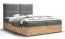 Boxspringbett im eleganten Design Pilio 44, Farbe: Grau / Eiche Golden Craft - Liegefläche: 180 x 200 cm (B x L)