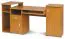 Schreibtisch Banjaran 13, Farbe: Erle - Abmessungen: 84 x 160 x 55 cm (H x B x T)