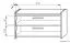 Sitzbank mit Stauraum / Schuhschrank Pamanukan 20, Farbe: Erle - Abmessungen: 48 x 90 x 36 cm (H x B x T)