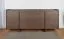Schlichte Kommode Illgau 01, Baltic Storm - Dunkelbraun, 90 x 200 x 38 cm, mit 4 Türen und 6 Fächern, Push-to-open System, hochwertig verarbeitet, Soft Close System