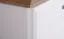 Kommode Cuenca 03, Farbe: Eiche / Weiß - Abmessungen: 99 x 155 x 39 cm (H x B x T)