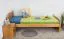 Kinderbett 100 x 200 cm | Massivholz: Kiefer | Erle Lackiert Abbildung