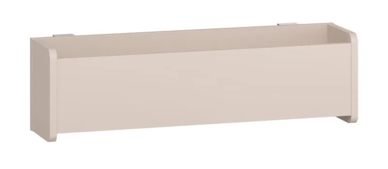 Bettregal | Farbe: Beige | Maße: 70 x 17 x 20 cm | praktischer Ablageplatz für kleine Gegenstände