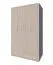 Drehtürenschrank / Kleiderschrank Kerowagi 09, Farbe: Sonoma Eiche - Abmessungen: 200 x 120 x 55 cm (H x B x T)