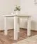 Küchentisch 80x80 cm Kiefer massiv, Farbe: Weiß Abbildung