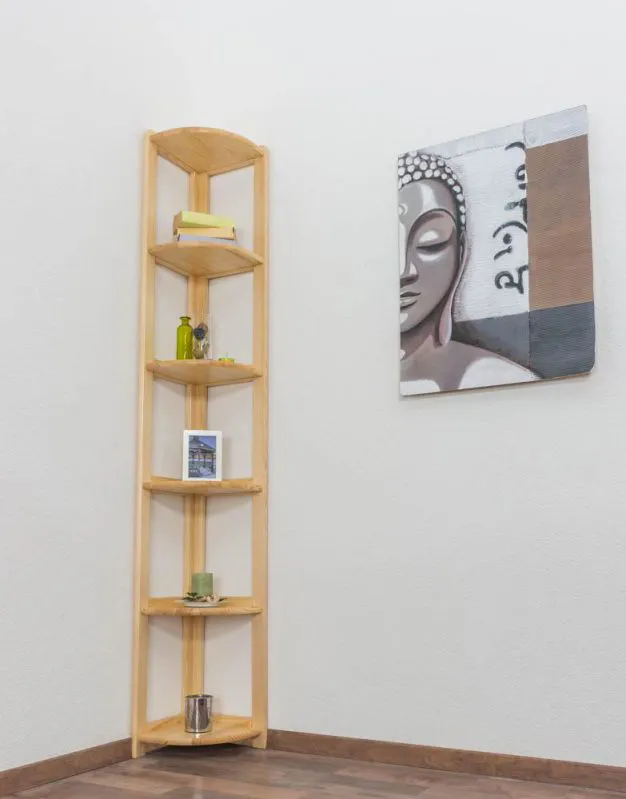 Bücherregal - 30 cm breit, Kiefer Holz-Massiv, Farbe: Natur Abbildung