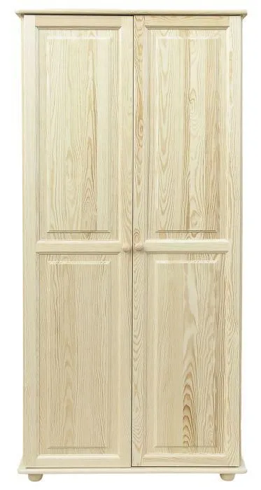 Schlafzimmerschrank Natur 195x92x59 cm Abbildung