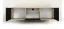 TV-Schrank / TV-Möbel vier Fächer Zapopan 101, Farbe: Eiche Artisan / Schwarz, Maße: 42 x 150 x 40 cm, Push-to-open Funktion, ein Kabelloch, für Wohnzimmer