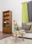 Regal - 80 cm breit, Kiefer Holz-Massiv, Farbe: Eiche