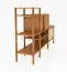 Regal Wellsford 40 Wildeiche massiv geölt - Abmessungen: 123 x 190 x 46 cm (H x B x T)