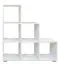 Regal / Raumteiler Pyon 6 | 6 Fächer | Farbe: Nimfea alba | Pyramidenform | 105,5 x 29,2 x 104,7 cm | Wohnzimmer