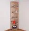 Eckregal Garut 10, Farbe: Sonoma Eiche - Abmessungen: 194 x 40 x 40 cm (H x B x T)