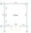 Gartenhaus Wiesentraum 04, Naturbelassen, 34 mm Blockbohlenhaus, Grundfläche 16 m², Satteldach, mit 1 Doppeltür und 1 Einzelfenster