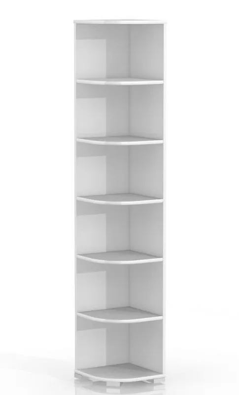 Jugendzimmer-Regal 37 cm breit, Farbe: Weiß, für Kinderzimmer oder Jugendzimmer Abbildung