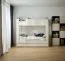 Robustes Etagenbett Aenna 128, Farbe: Weiß, Liegefläche: 90 x 200 cm, Treppe: links, sehr hochwertige Verarbeitung, einfaches und elegantes Design