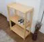 Schuhregal Kiefer Holz massiv, Farbe: Natur 86x60x30 cm Abbildung