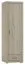 Schrank Lorengau 31, Farbe: Sonoma Eiche - Abmessungen: 202 x 58 x 58 cm (H x B x T)