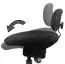 Drehhocker mit Rückenlehne Apolo 59, Farbe: Schwarz / Chrom, Sitzfläche und Rückenstütze Neigung verstellbar