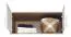 Schrankaufsatz Hannut 28, Farbe: Eiche Artisan - Abmessungen: 40 x 100 x 56 cm (H x B x T)