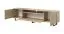Moderner TV-Unterschrank / TV-Schrank Zapopan 109, Farbe: Eiche Artisan, Maße: 56 x 180 x 40 cm, Push-to-open Funktion, vier Fächer, ein Kabelloch