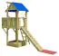 Spielturm K25 inkl. Balkon, Klettersteg und Sandkasten - Abmessungen: 475 x 225 cm (L x B)