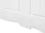 Doppelbett Gyronde 18, Kiefer massiv Vollholz, weiß lackiert - Liegefläche: 140 x 200 cm (B x L)