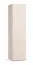 Kleiderschrank / Drehtürenschrank | eine Kleiderstange | Farbe: Beige | inkl. LED-Beleuchtung mit Bewegungssensor | Maße: 92,5 x 57 x 185 cm | Soft-Close