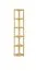 Regal - 40 cm breit, Kiefer Holz-Massiv, Farbe: Natur Abbildung