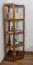Standregal, 74 cm breit, Kiefer Holz-Massiv, Farbe: Nuss Abbildung